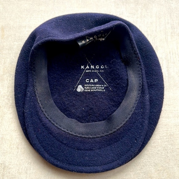Kangol Blue Vintage Wool Flat Cap - M - Picture 4 of 5